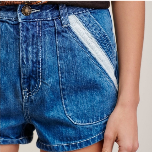Free People Sweet Surrender Denim Shorts - Picture 6 of 12